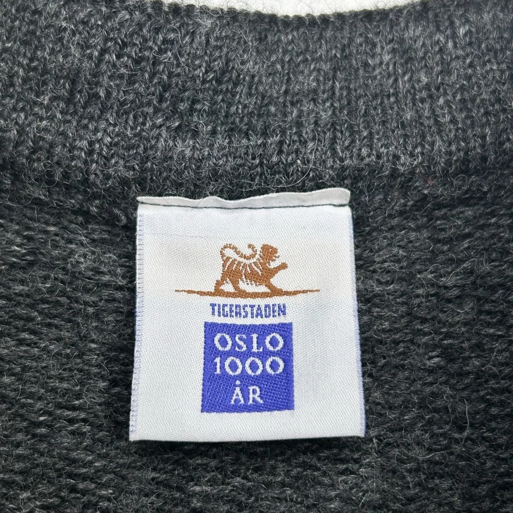 Skjaeveland of Norway Fair Isle 1/4 Zip Grandpa Sweater Likely‎ Sz. XS 100% Wool